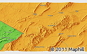 Political 3D Map of Sfissifa