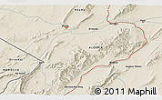 Shaded Relief 3D Map of Sfissifa