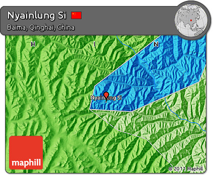 Political Map of Nyainlung Si
