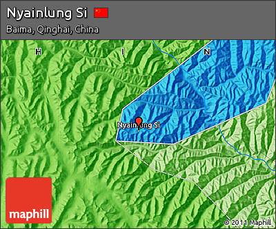 Political Map of Nyainlung Si