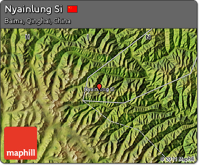 Satellite Map of Nyainlung Si