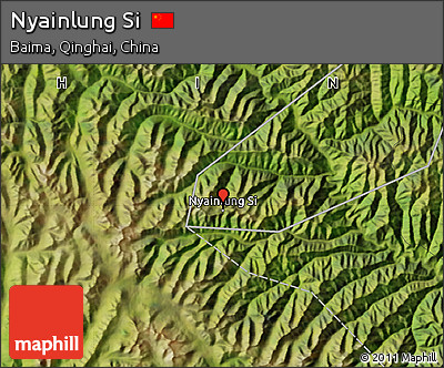 Satellite Map of Nyainlung Si