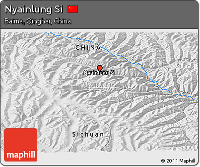 Physical Panoramic Map of Nyainlung Si
