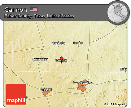 Physical 3D Map of Gannon