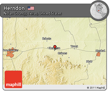 Physical 3D Map of Herndon