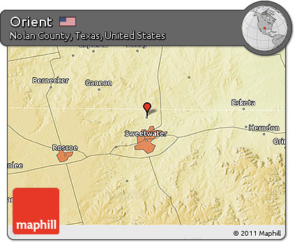 Physical 3D Map of Orient