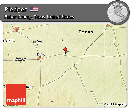 Physical 3D Map of Pledger
