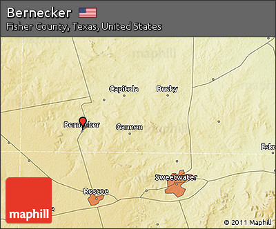 Physical 3D Map of Bernecker