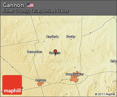 Physical 3D Map of Gannon
