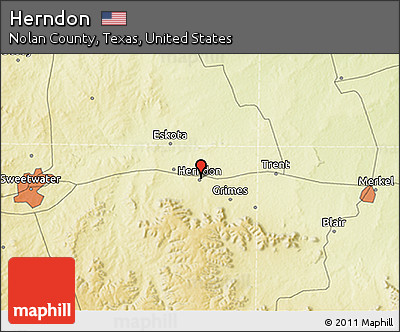 Physical 3D Map of Herndon