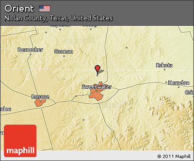 Physical 3D Map of Orient