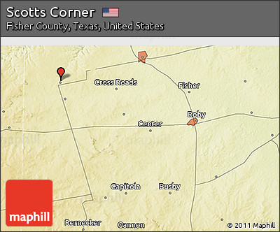 Physical 3D Map of Scotts Corner