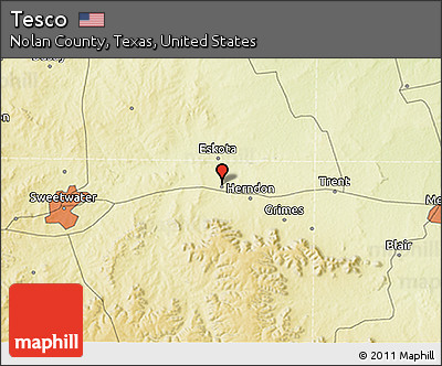 Physical 3D Map of Tesco