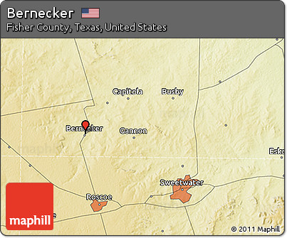 Physical 3D Map of Bernecker