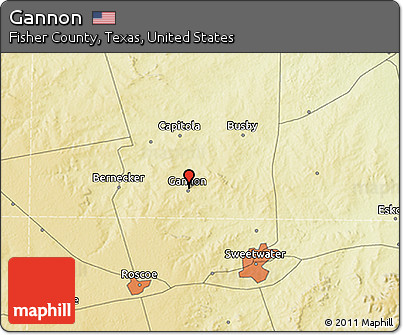 Physical 3D Map of Gannon