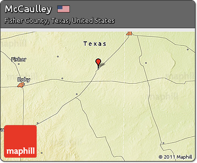 Physical 3D Map of McCaulley