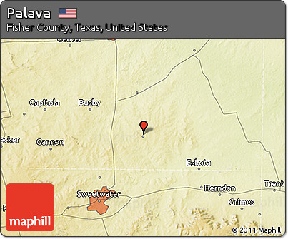Physical 3D Map of Palava