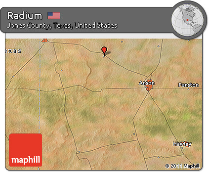 Satellite 3D Map of Radium