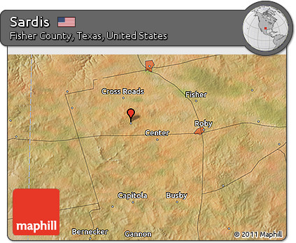 Satellite 3D Map of Sardis