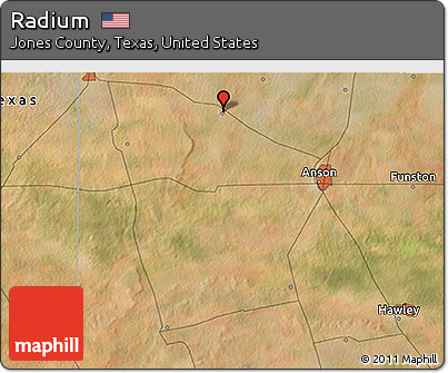 Satellite 3D Map of Radium