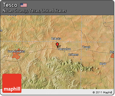 Satellite 3D Map of Tesco