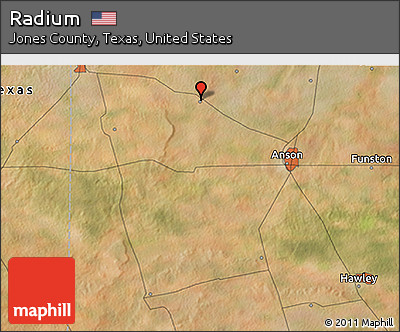 Satellite 3D Map of Radium