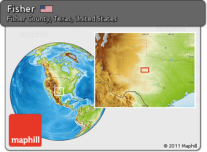 Physical Location Map of Fisher