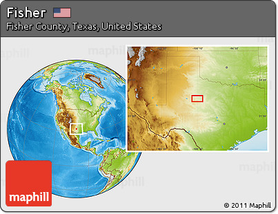 Physical Location Map of Fisher