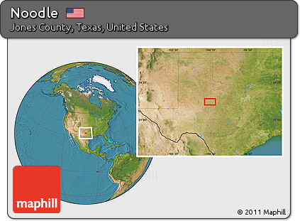Satellite Location Map of Noodle