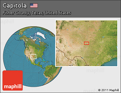 Satellite Location Map of Capitola