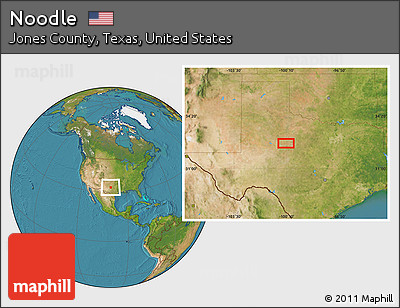 Satellite Location Map of Noodle