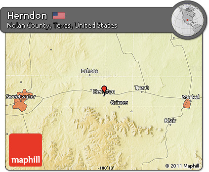 Physical Map of Herndon