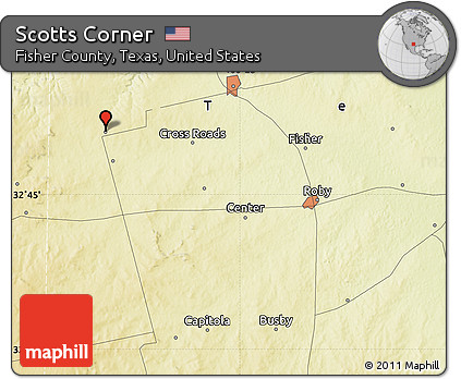Physical Map of Scotts Corner