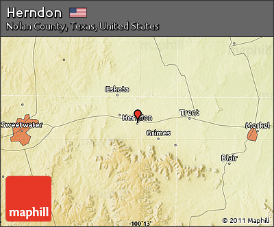 Physical Map of Herndon