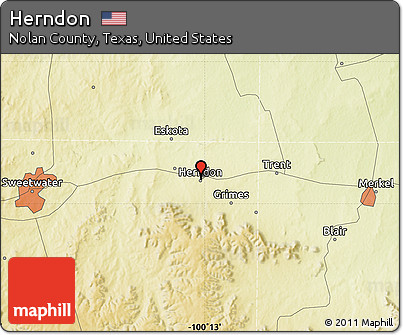 Physical Map of Herndon
