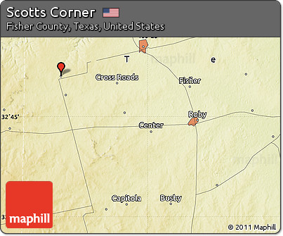 Physical Map of Scotts Corner