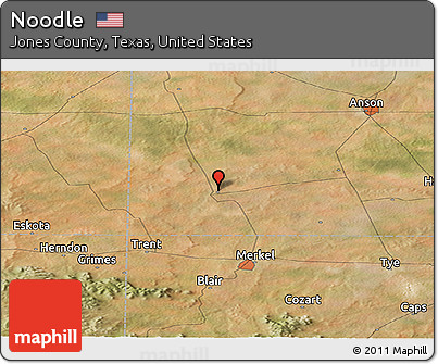 Satellite Panoramic Map of Noodle