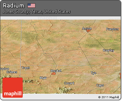 Satellite Panoramic Map of Radium