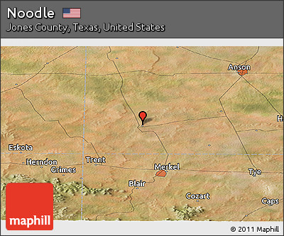 Satellite Panoramic Map of Noodle