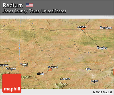 Satellite Panoramic Map of Radium