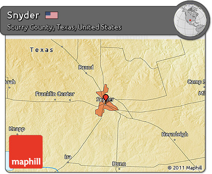 Physical 3D Map of Snyder