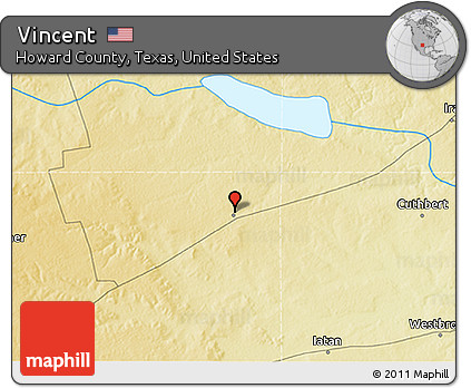 Physical 3D Map of Vincent