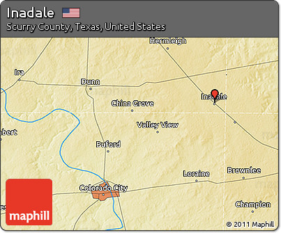 Physical 3D Map of Inadale