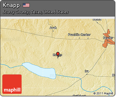 Physical 3D Map of Knapp