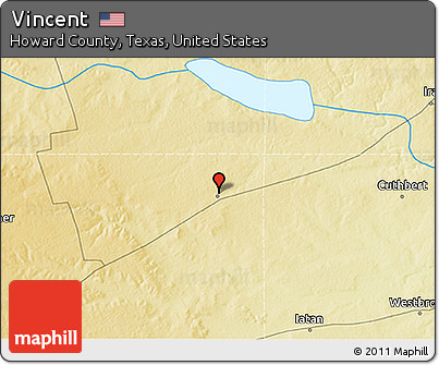 Physical 3D Map of Vincent