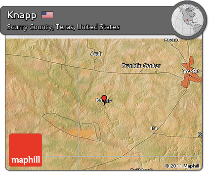 Satellite 3D Map of Knapp