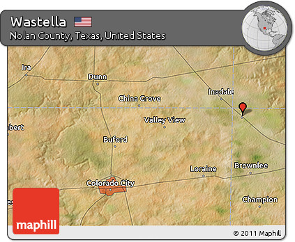 Satellite 3D Map of Wastella
