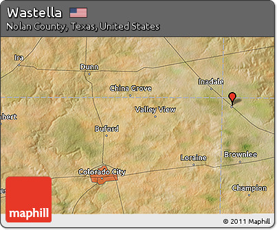 Satellite 3D Map of Wastella