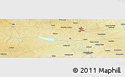 Physical Panoramic Map of Buford