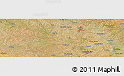 Satellite Panoramic Map of Buford